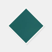 Serviette En Papier Bleu sarcelle profond (Coin)