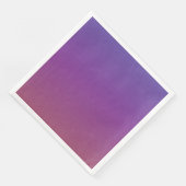 Serviette En Papier Bleu, violet et orange (Coin)