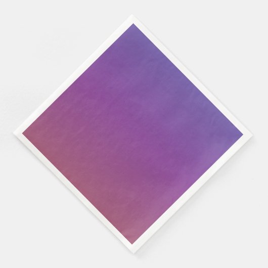 Serviette En Papier Bleu, violet et orange (Coin)