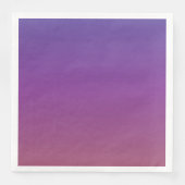 Serviette En Papier Bleu, violet et orange (Devant)