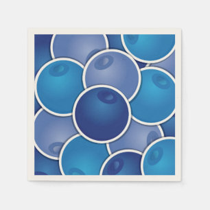 Serviette En Papier Bleuet funky