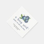 Serviette En Papier Bleuets doux (Coin)
