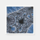 Serviette En Papier Bleus Abstract (Devant)