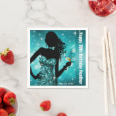 Serviette En Papier Bling Bombshell Sparkle fête d'anniversaire | sarc (En situation)