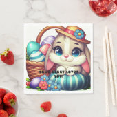 Serviette En Papier Bliss Bunny Springtime (En situation)