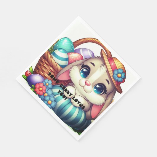 Serviette En Papier Bliss Bunny Springtime (Coin)