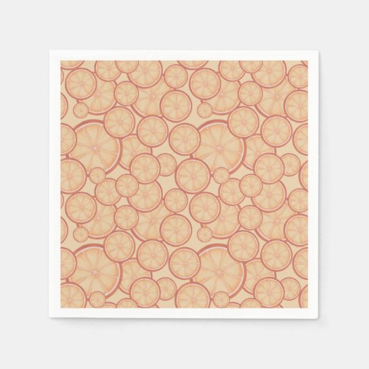 Serviette En Papier Bliss d'agrumes doux : Un nouveau début frais (Devant)