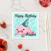 Serviette En Papier Blobfish Anniversaire (En situation)