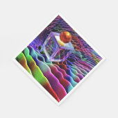 Serviette En Papier Bloc de couleur (Coin)