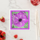 Serviette En Papier Bloc de gloire du matin Imprimer - améthyste viole (En situation)
