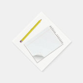 Serviette En Papier Bloc-Notes Et Papier Crayon (Coin)
