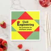 Serviette En Papier Bloc Smart Civil Engineer (En situation)