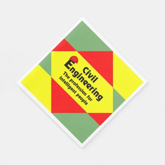 Serviette En Papier Bloc Smart Civil Engineer (Coin)