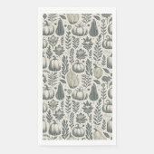 Serviette En Papier Blocage des gourmandises d'automne Imprimer en ver (Devant)