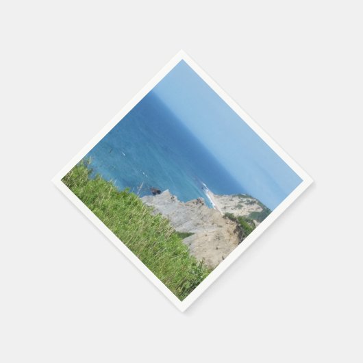 Serviette En Papier Block Island Bluffs - Block Island, Rhode Island (Coin)