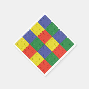 Serviette En Papier Blocs constitutifs et serviettes de partie de