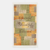 Serviette En Papier Blocs couleur automne (Devant)