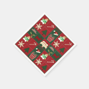 Serviette En Papier Blocs de Noël-PAPIER NAPKINS