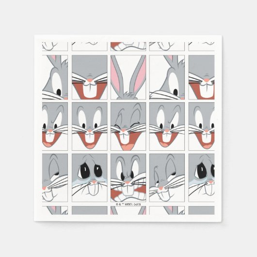 Serviette En Papier Blocs d'expression BUGS BUNNY™ (Devant)