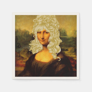 Serviette En Papier Blonde Mona Lisa