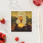 Serviette En Papier Blonde Mona Lisa (En situation)