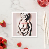 Serviette En Papier Blonde vintage Thunder_Cove (En situation)