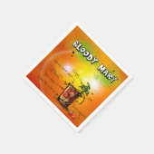 Serviette En Papier Bloody Mary-Tangerine Papier Arrière - plan Napkin (Coin)