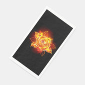 Serviette En Papier Blooming Fire Rose (Coin)