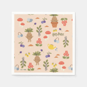 Serviette En Papier Blooms magiques Mandrake Motif
