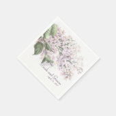 Serviette En Papier Blooms mariages Lilac (Coin)