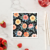 Serviette En Papier Bloomscape Nocturne (En situation)