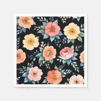 Serviette En Papier Bloomscape Nocturne