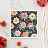 Serviette En Papier Bloomscape Nocturne (En situation)