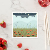 Serviette En Papier Blossom Starry Night (En situation)