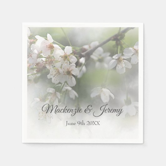 Serviette En Papier Blossoms de rêve 2 (Devant)