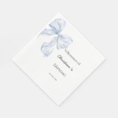Serviette En Papier Blou boucle serviettes de baptême (Coin)