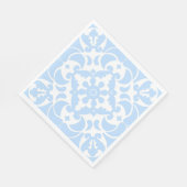 Serviette En Papier Blue Azulejos portugais espagnol méditerranéen (Coin)