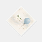 Serviette En Papier Blue Balloon First Birthday Paper Napkins (Coin)