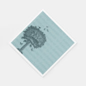 Serviette En Papier Blue Birds Papillons Dream Tree (Coin)
