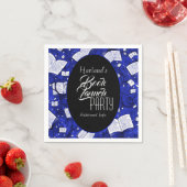 Serviette En Papier Blue Book Launch Party (En situation)