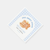 Serviette En Papier Blue Boy Pancake Petit déjeuner 1ère fête d'annive (Coin)