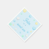 Serviette En Papier Blue Boy Sweet One First Birthday Napkins (Coin)