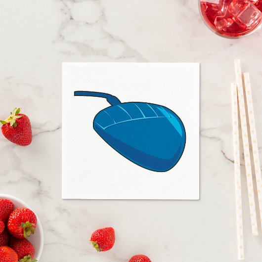 Serviette En Papier Blue Computer Mouse technologie papier Naples