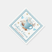 Serviette En Papier Blue Cookies & Cocoa 2nd Birthday Party (Coin)