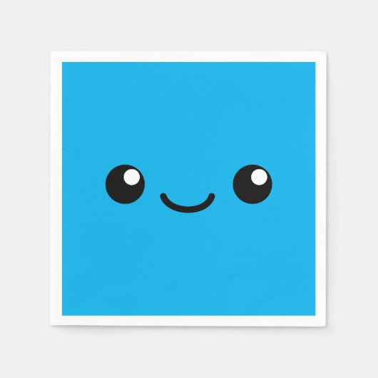 Serviette En Papier Blue Cutie (Devant)