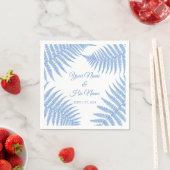 Serviette En Papier Blue Ferns Thunder_Cove (En situation)