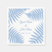 Serviette En Papier Blue Ferns Thunder_Cove (Devant)
