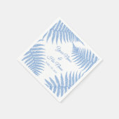 Serviette En Papier Blue Ferns Thunder_Cove (Coin)