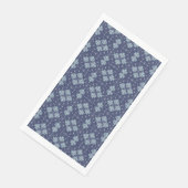 Serviette En Papier Blue Geometric shapes Pattern  (Coin)