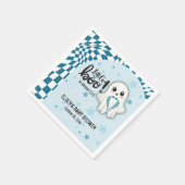 Serviette En Papier Blue Ghost Little Boo est presque dû Baby shower (Coin)